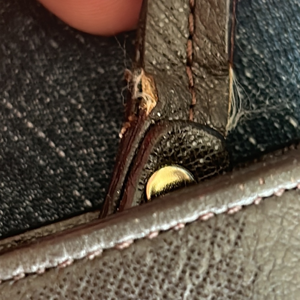Kate Spade brown leather wristlet - Picture 5 of 8